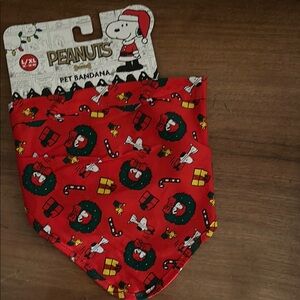 Peanuts Red Pet Bandana